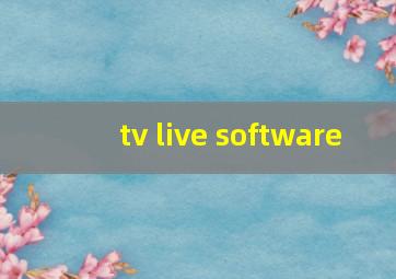 tv live software